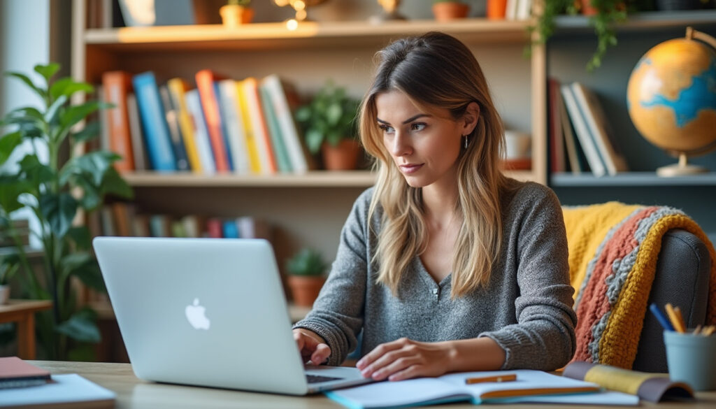 découvrez notre formation cpf en espagnol, conçue pour vous permettre d'apprendre à distance en toute autonomie. profitez de modules adaptés à votre rythme et boostez vos compétences linguistiques avec des ressources interactives et un accompagnement personnalisé.